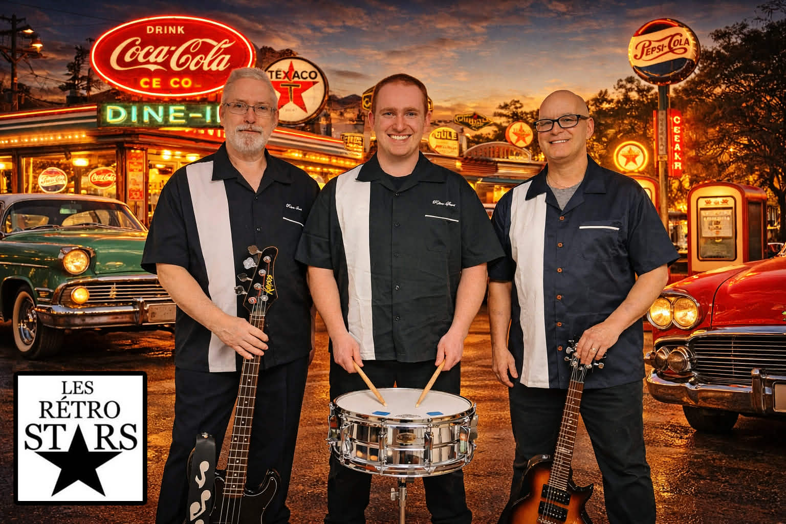 Le groupe Les Rétro Stars